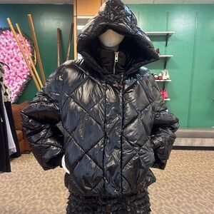 Banana Republic Black Puffer Jacket